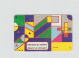 bnk card Cartele telefonice - Romania Romtelecom Abstract Design 1997 (Normal "a") 40000 lei - Col:RO-ROM-0021A