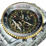 Ceas barbatesc de mana Jaragar Multifunctional Tourbillon Skeleton Mecanic Automatic