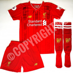 Compleu Echipament FOTBAL pt. copii LIVERPOOL SALAH model 2019-2020 foto