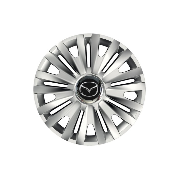 Set 4 capace roti Cu Inel Cromat Royal R14 pentru gama auto Mazda