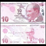Turcia 2009 - 10 lirasi UNC