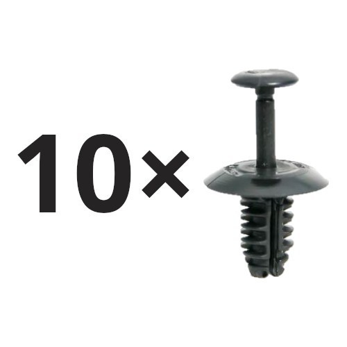Set 10 clema fixare plastic Audi A1, A3, A4, A5, A6, A7, A8, Q2, Q3, Q5, Q7, Q8, Seat Arona, Ateca, Ibiza, Leon, Tarraco, Skoda Fabia, Octavia,