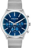 Ceas Barbatesc Police Patriot P15599JS03MM, Quartz, Inox, 44mm, Analog, Cristal Mineral, 5ATM