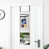 VidaXL Oglindă pentru ușă, auriu, 30x100 cm, sticlă și aluminiu 327414