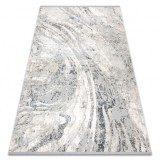 Covor TULS structural, franjuri 51328 Vintage, abstracțiune fildeş / gri , 120x170 cm