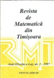 Revista de matematica din Timisoara - nr. 1/1997