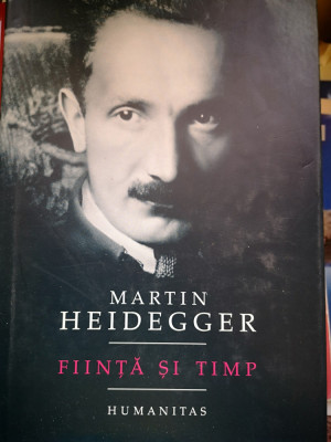 Fiinta si timp - Martin Heidegger, cartonata foto