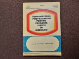 Indrumatorul profesorului pentru predarea fizicii in gimnaziu - G. Moisil, O. I