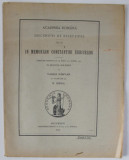 IN MEMORIAM CONSTANTINI ERBICEANU de VASILE PARVAN cu raspuns de N. IORGA 1914