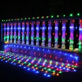 Instalatie tip plasa 3m x1 m, 200 leduri, 8 jocuri de lumini, interior/exterior