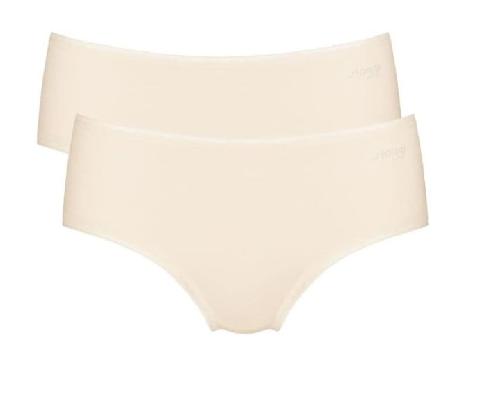 Set 2 chiloti pentru femei Sloggi Go Midi C2p, Fresh Powder, L - OUTLET