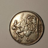 Di.115. Moneda 1 Crown 1989 Arg, Regina Victoria