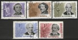 Romania 1963 - Mari aniversări culturale, serie stampilata