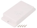 Carcasă universală albă TWF - Dimensiuni 70,6 x 105 x 20,5 mm, IP40