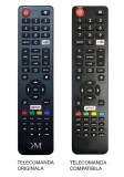 Telecomanda compatibil cu originalul pentru TV Kruger&amp;Matz PIL0357 (338-3)