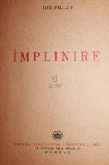 IMPLINIRE - ION PILLAT foto