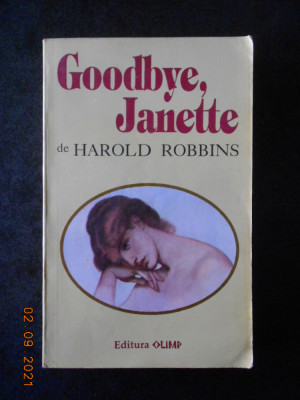 HAROLD ROBBINS - GOODBYE, JANETTE foto