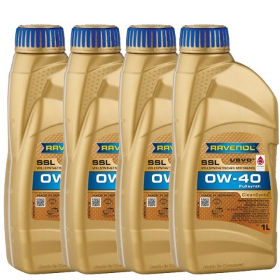 Pachet 4 litri ulei Ravenol SSL USVO 0W40 foto