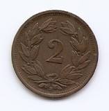 Elvetia 2 Rappen 1941 - Bronz 20 mm KM-4.2a