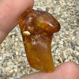 Chihlimbar rulat cristal natural unicat a31, Stonemania Bijou