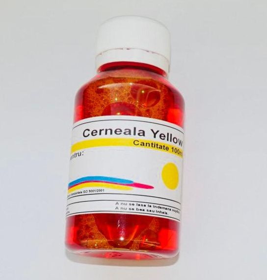 Cerneala refill cartus Canon CL-586 CL-586XL Yellow 100ml