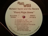Cumpara ieftin Vinil Richard Taylor And The Ravers &lrm;&ndash; Front Page News (VG+)