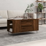 VidaXL Măsuță de cafea, stejar maro, 102x44,5x50 cm, lemn prelucrat