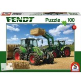 Puzzle 100 piese, Fendt - Fendt 724 Vario, Fendt 716 Vario Stivuitor Frontal Fendt Cargo, Schimdt