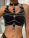 Eross top Collar Belt OS Black