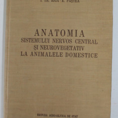 ANATOMIA SISTEMULUI NERVOS CENTRAL SI NEUROVEGETATIV LA ANIMALELE DOMESTICE de V. GHETIE , I. TH. RIGA SI E. PASTEA , 1956