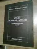 Romania-Republica Federala Germania - Inceputul relatiilor diplomatice 1966-1967