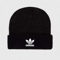 adidas Originals caciula culoarea negru, din tesatura neteda