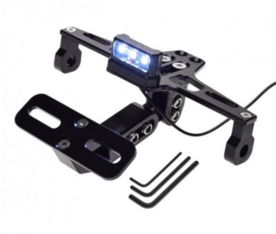 Suport Numar Moto Inmatriculare Motocicleta Universal Aluminiu foto