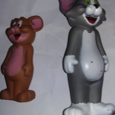 Jucarii vintage,2 jucarii TOM,JERRY,17 cm/12,5 cm,starea care se vede,T.GRATUIT