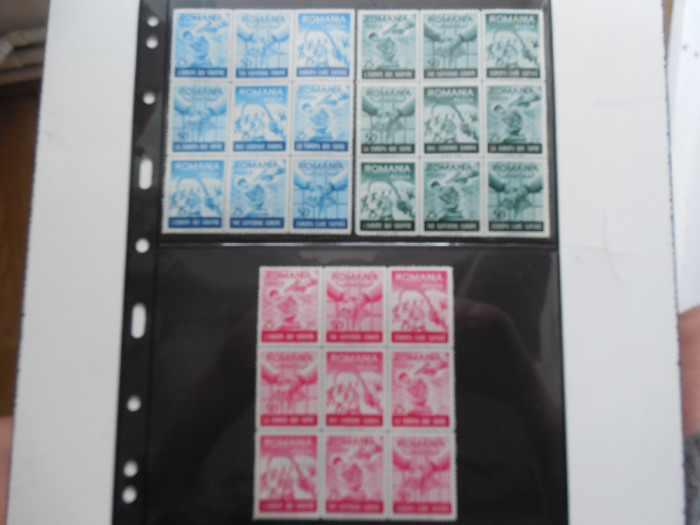 Spania/Romania, Exil romanesc, Europa care sufera, em. a XV-a,dant., 1959, MNH