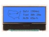Display LCD Grafic 128x32 COG FSTN Albastru LED 3VDC