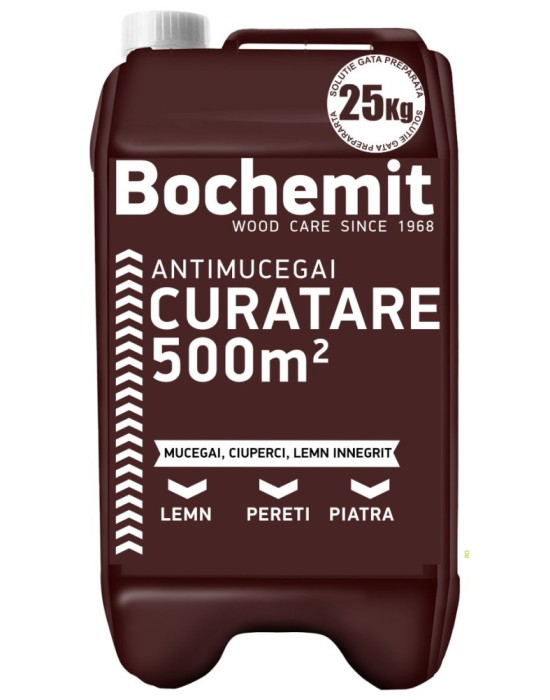 Solutie antimucegai si curatare lemn innegrit Bochemit Antimucegai 25Kg
