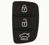 Membrana Cauciuc Butoane Cheie Auto 3 Butoane &ndash; Compatibila Hyundai, Kia &ndash; Pad pentru Telecomanda, Inlocuire Tastatura Cheie