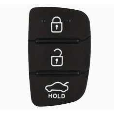 Membrana Cauciuc Butoane Cheie Auto 3 Butoane &ndash; Compatibila Hyundai, Kia &ndash; Pad pentru Telecomanda, Inlocuire Tastatura Cheie