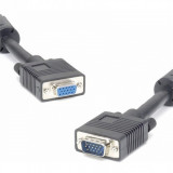 Cablu prelungitor VGA T-M 25m Negru, KPVC25, Oem