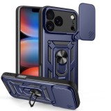 Husa iPhone 17 Pro protectie camera Asteroid GSM CamShield Series, albastru