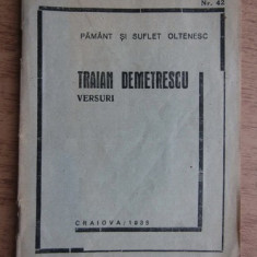 traian demetrescu - Versuri (1935) princeps