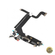 Banda cu Conector Incarcare - Microfon Apple iPhone 14 Pro Max Negru