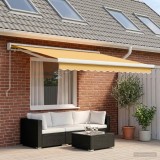 Cumpara ieftin Pergola Manuala 3,5 x 2,5 m Nisipiu 100% Polyester