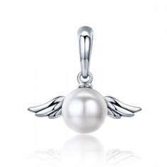 Talisman din Argint Wings Pearl Charm