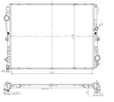 NRF 50041 Radiator, racire motor foto