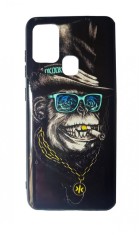 Husa telefon compatibila cu Samsung Galaxy A21s, Monkey, 345HT