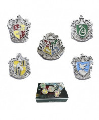 Set Insigne Harry Potter Hogwarts School Silver foto
