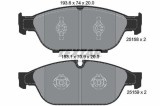 Set placute frana disc Audi A6 C7, A7, A8 D4 Motor 1.8 Tfsi, 2.0 TDI, 2.0 TDI quattro, 2.0 Tfsi, 2.0 Tfsi Hybrid, 2.0 Tfsi quattro, 2.5 Tfsi, 2.8