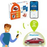 Alarma auto online Starline S9 2G GSM, integrare CAN-OEM, functie pornire motor la distanta, 2xSIM, Bluetooth